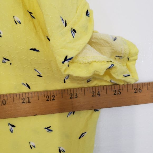 Buffalo David Bitton Women's Short Sleeve Lightweight Blouse, with Tie Waist, XL - Picture 8 of 9